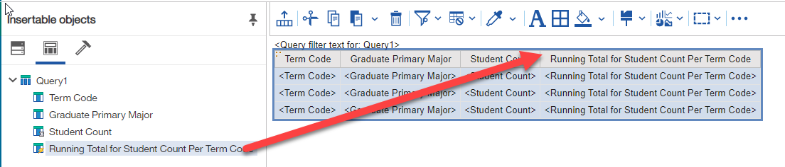 IT Services - Cognos: How to Create a Running Total - Information ...