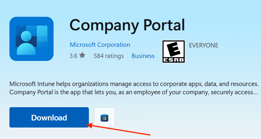 IT Services - Intune Installation Guide: Windows - Old IT Service Hub