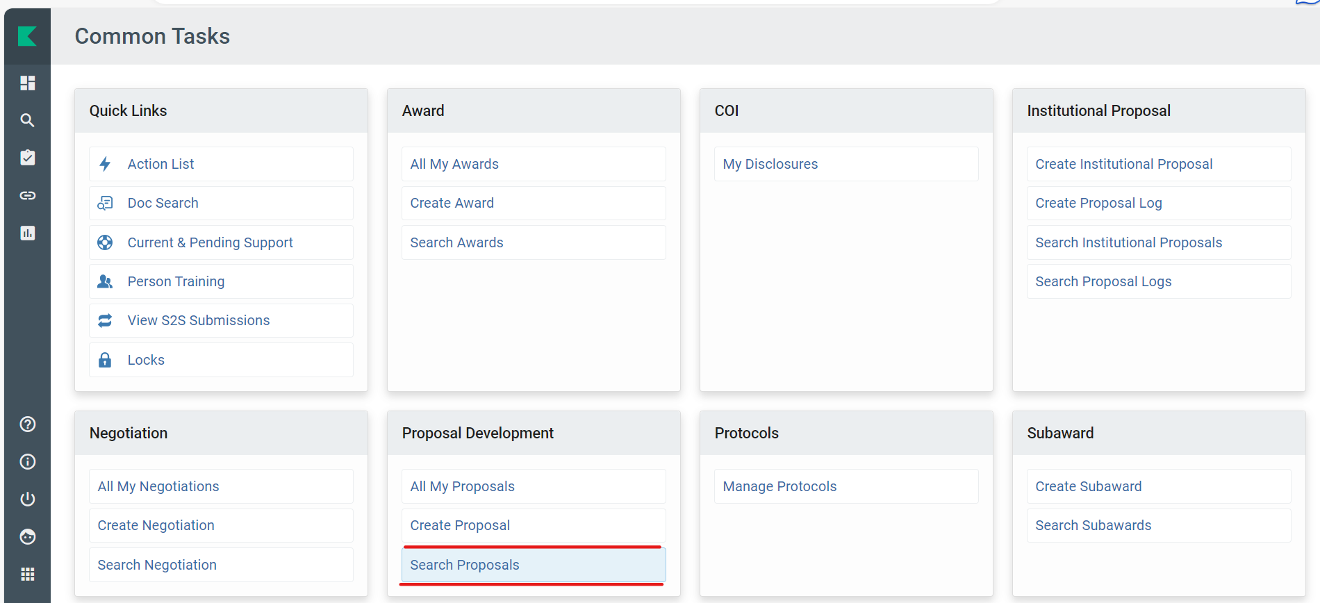 Research Knowledge Base - How to copy an existing Kuali Proposal ...