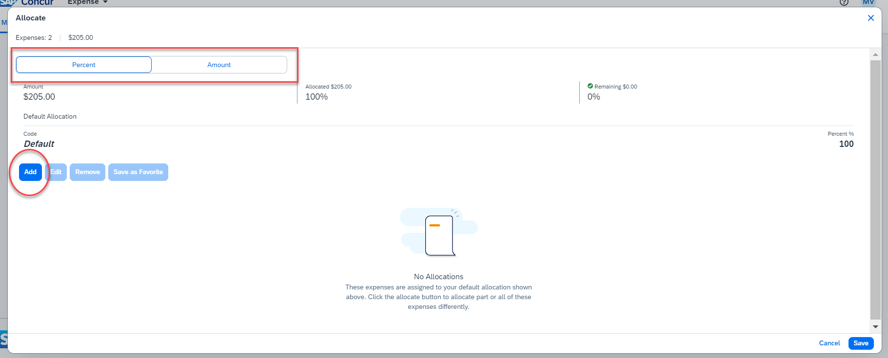 Budget & Finance Knowledge Base - How to Allocate Expenses in Concur ...