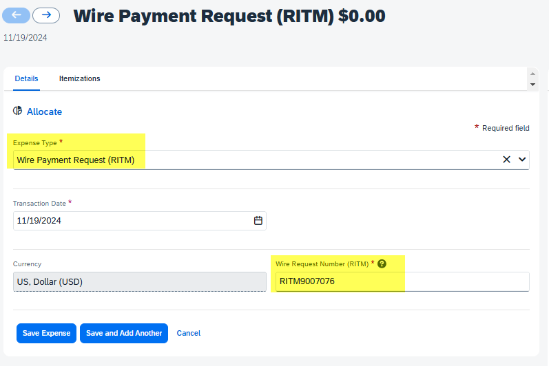 Budget & Finance Knowledge Base - How to Process a Travel Wire ...