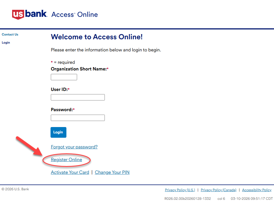 Budget & Finance Knowledge Base - How to Create a US Bank Access Online ...