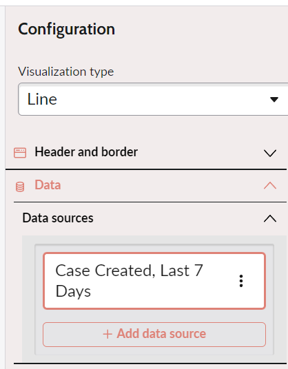 close up of configuration options