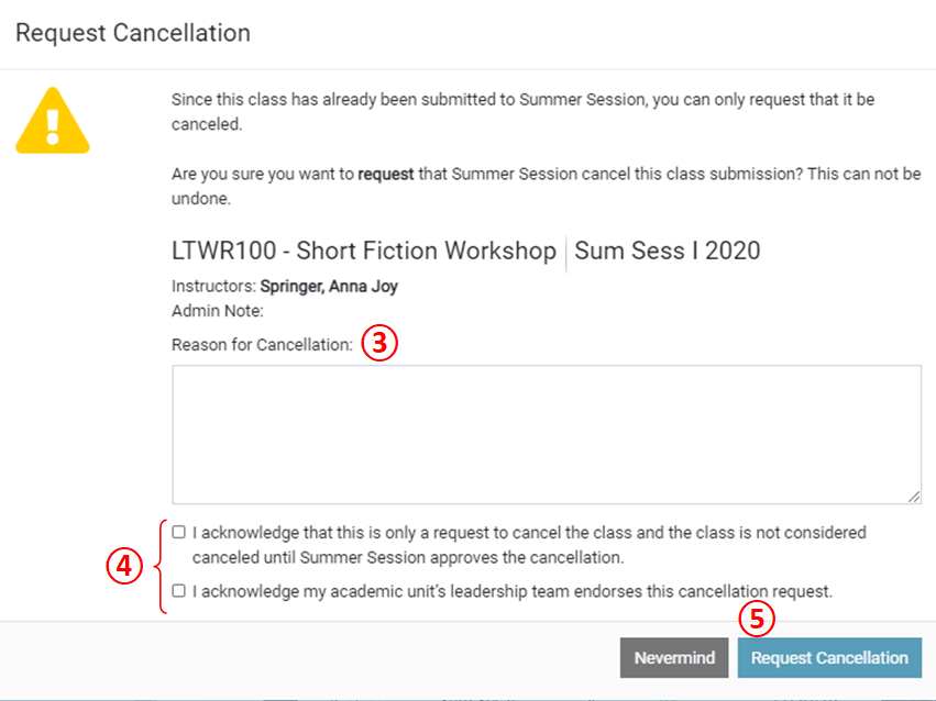 IT Services - How to Cancel Summer Course Offerings - Information ...