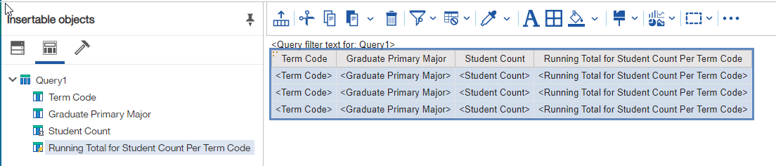IT Services - Cognos: How to Create a Running Total - Information ...