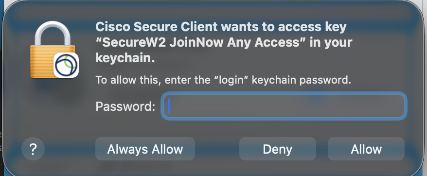 IT Services - Installing the SecureW2 Certificate - Information Technology