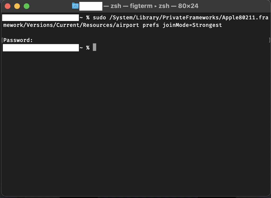 Mac terminal window Mac terminal window